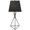 Northlight Snowflakes and Stars Iron Table Lamp with Shade - 27.75" - Black and Copper